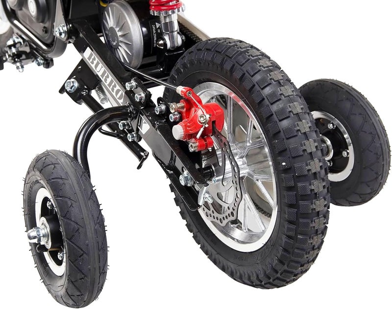 Burromax Kids Training Wheels Kit, Safe Heavy Duty Real Air Filled Tires, Compatible with TT250 TT350R Electric Mini Bikes - Image 1